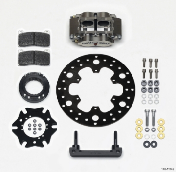 Picture of Wilwood Billet Narrow Dynalite Radial Mount Rear Inboard Midget Kit 10-50in x 0-35 Drilled Disc