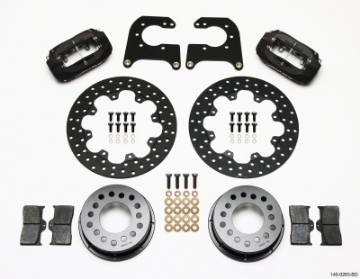 Picture of Wilwood Forged Dynalite Rear Drag Kit Drilled Rotor Chev 12 Bolt w C-Clips