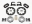 Picture of Wilwood Forged Dynalite Rear Drag Kit Drilled Rotor Big Ford 2-36in Offset