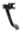 Picture of Wilwood Adjustable Brake Pedal - Dual MC - Rev- Swing Mount - 6-25:1