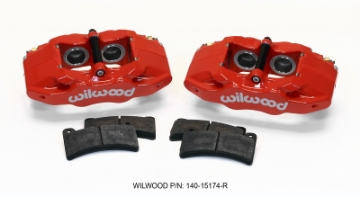 Picture of Wilwood DPC56 Rear Caliper Kit Red Corvette All C5 - Base C6 1997-2013