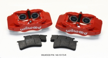 Picture of Wilwood SLC56 Front Caliper Kit Red Corvette All C5 - Base C6 1997-2013
