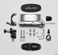 Picture of Wilwood HV Tandem M-C Kit w L-H Bracket & Prop Valve - 7-8in Bore Ball Burnished-W-Pushrod
