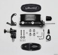 Picture of Wilwood HV Tandem M-C Kit w L-H Bracket & Prop Valve - 7-8in Bore Black-W-Pushrod