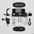 Picture of Wilwood HV Tandem M-C Kit w L-H Bracket & Prop Valve - 1in Bore Black