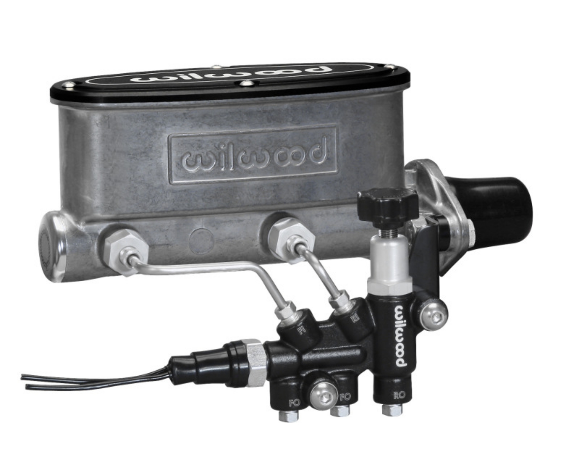 Picture of Wilwood HV Tandem M-C Kit w L-H Bracket & Prop Valve - 1in Bore