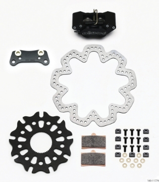 Picture of Wilwood GP320 Right Rear Kit SA Rotor 10-50in SuperAlloy Solid Rotor