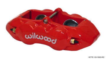 Picture of Wilwood Caliper-D8-4 Front Red 1-88in Pistons 1-25 Disc