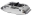 Picture of Wilwood Caliper-BNSL6R-LH-Polished 1-62-1-12-1-12in Pistons 1-25in Disc