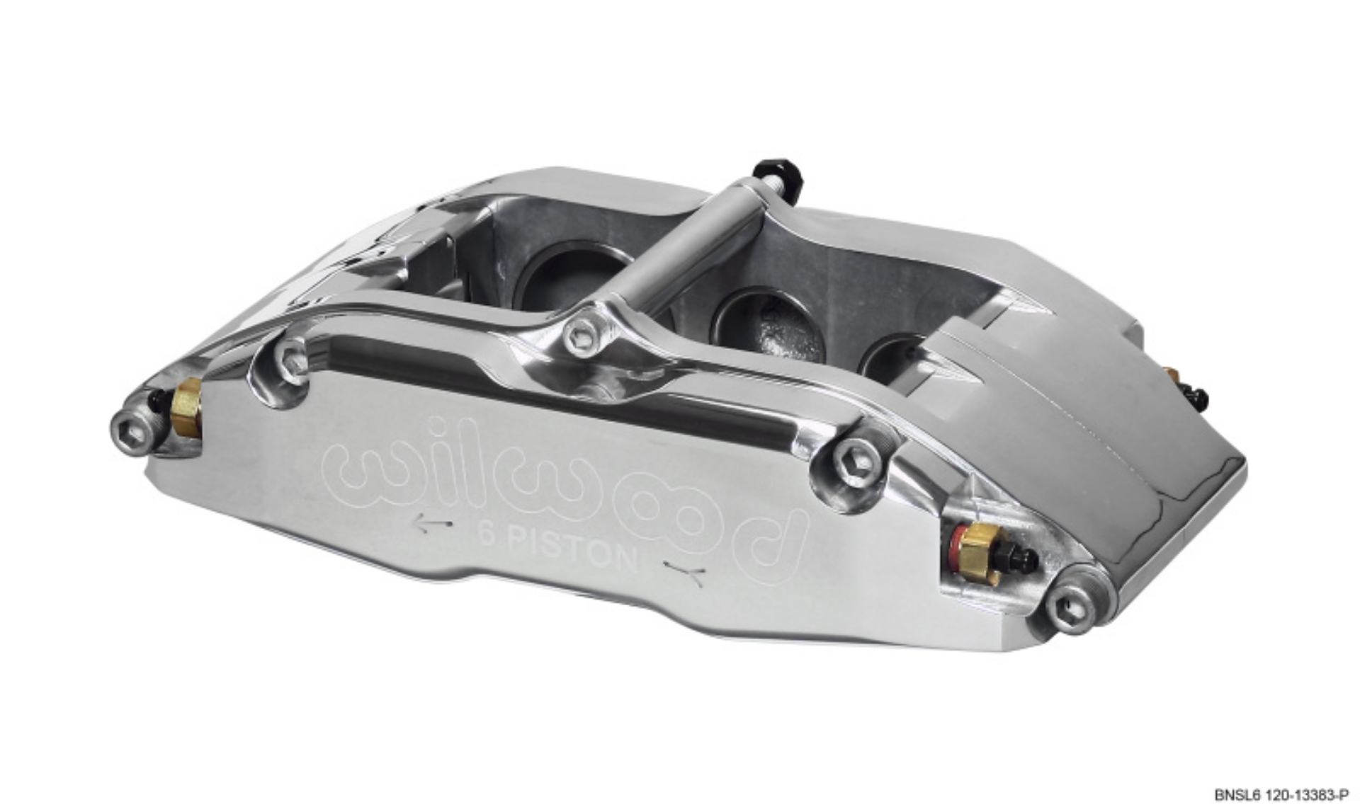 Picture of Wilwood Caliper-BNSL6-LH-Polished 1-62-1-12-1-12in Pistons 1-10in Disc