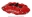 Picture of Wilwood Caliper-Narrow Superlite 6R-LH - Red 1-62-1-12-1-12in Pistons 1-25in Disc