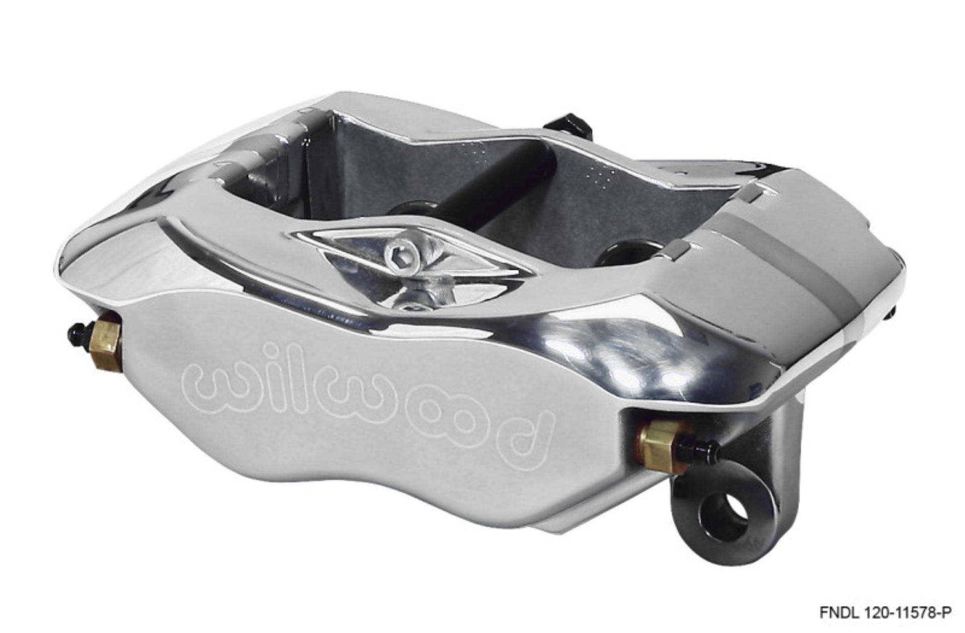 Picture of Wilwood Caliper-Forged Narrow Dynalite 3-50in Mount Polished 1-12in Pistons -81in Disc