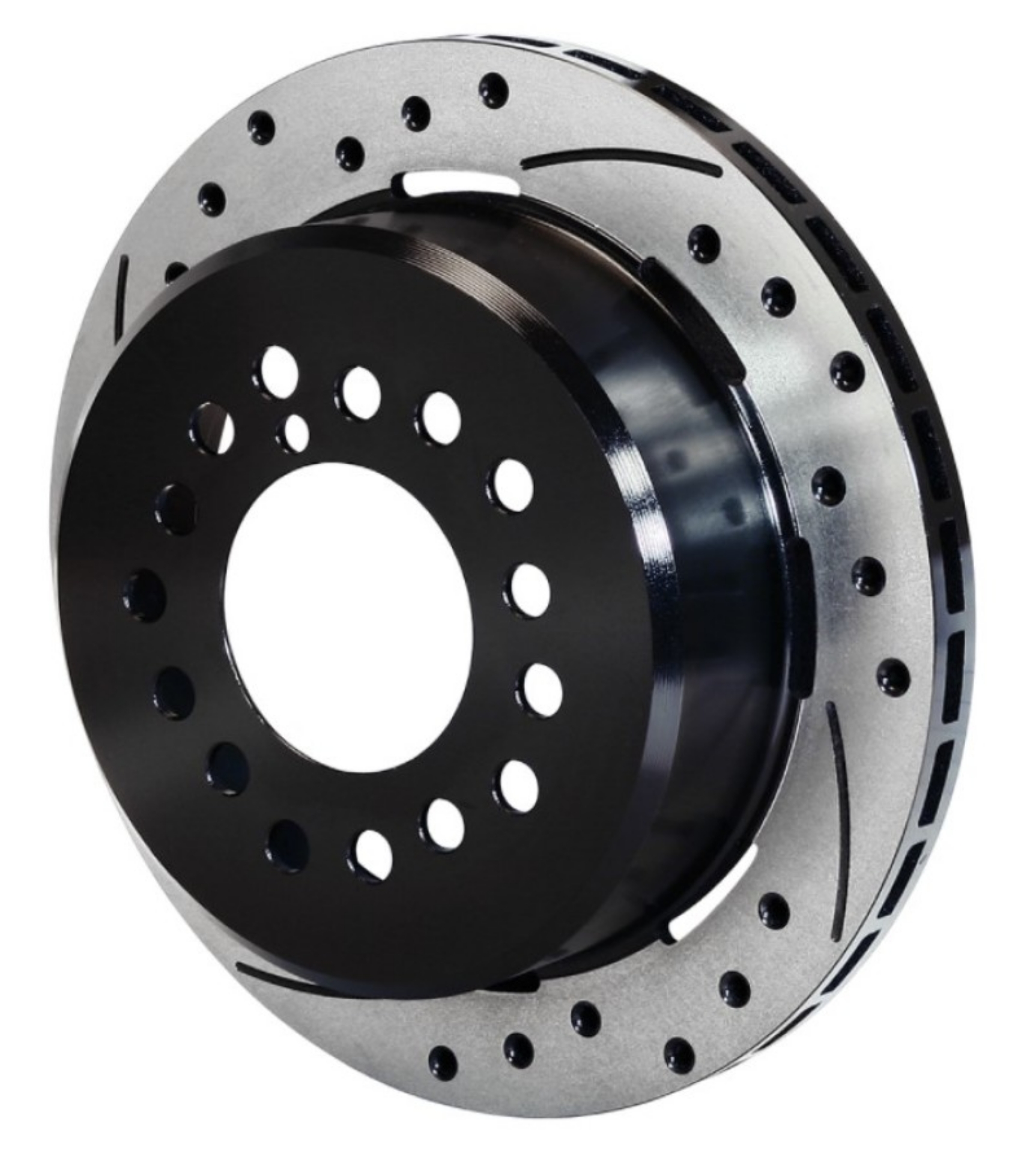 Picture of Wilwood Rotor-1-91in Offset-SRP-BLK-Drill-RH 12-19 x -810 - 5 Lug 3-12in Reg-C10