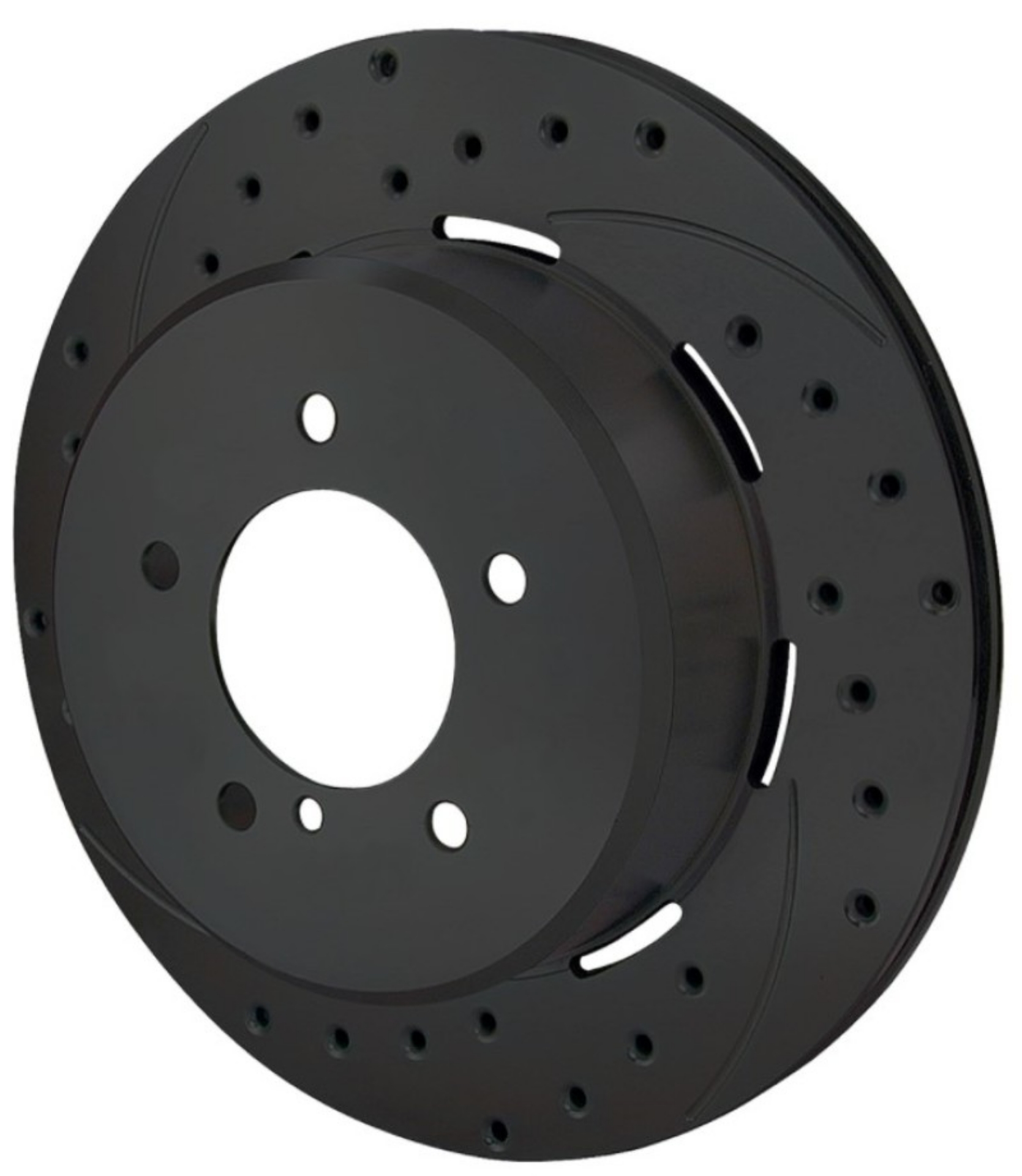 Picture of Wilwood Rotor-2-31in Offset-SRP-BLK-Drill-LH 12-19 x -810 - 5x4-75in BC