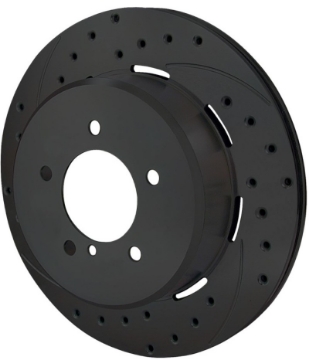 Picture of Wilwood Rotor-2-31in Offset-SRP-BLK-Drill-RH 12-19 x -810 - 5x4-75in BC