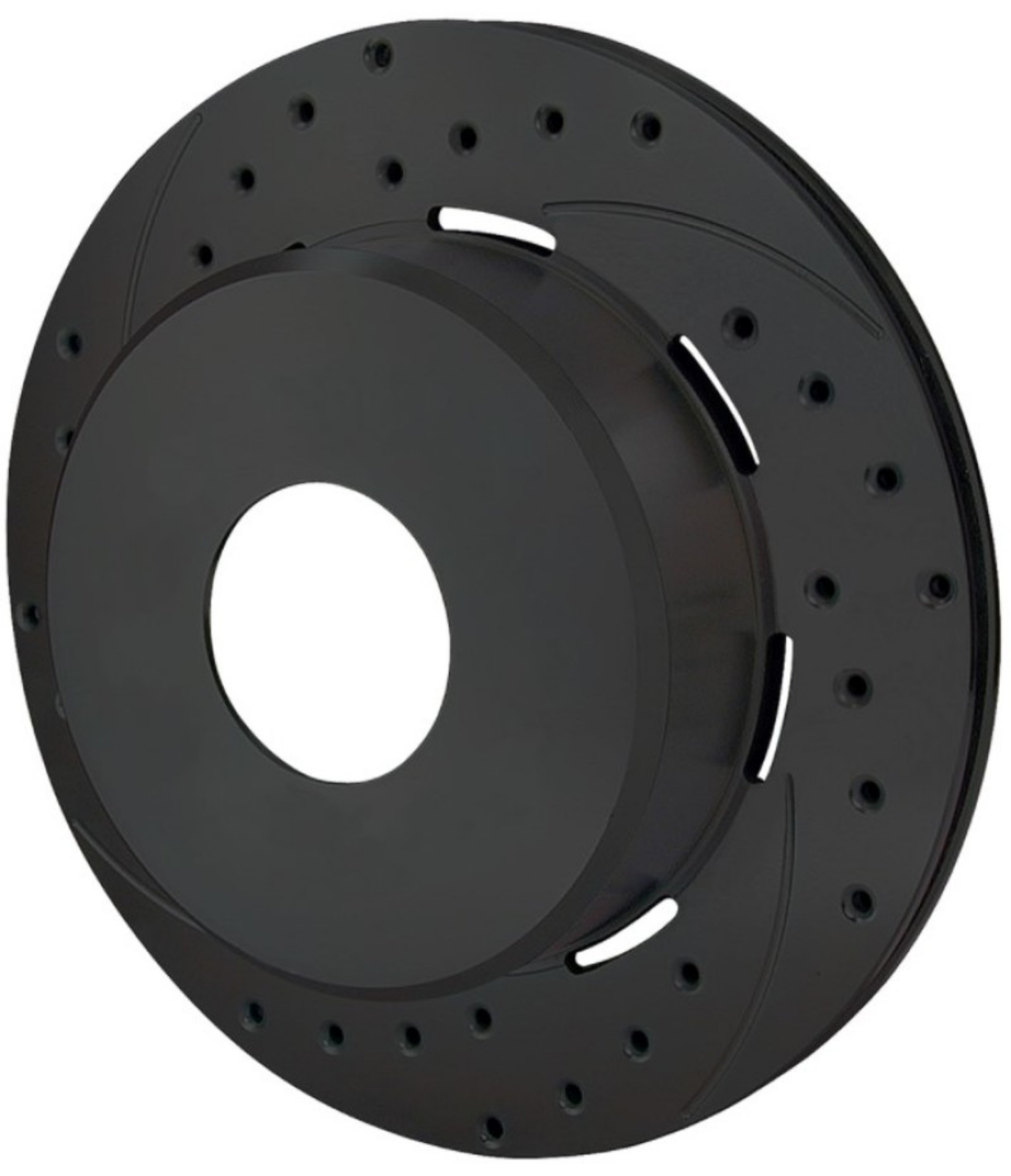 Picture of Wilwood Rotor-1-91in Offset-SRP-BLK-Drill-RH 12-19 x -810 - Blank