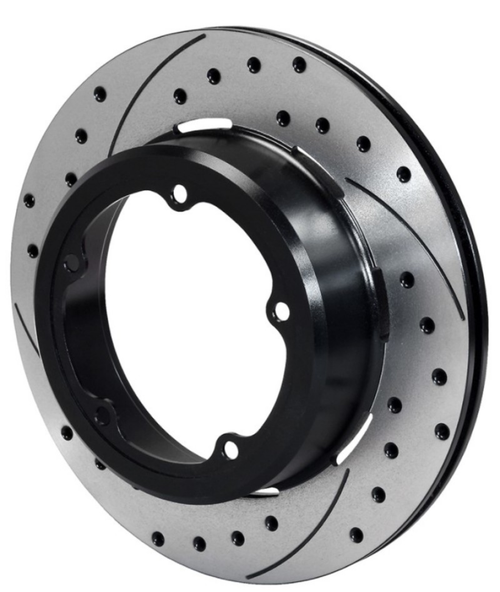 Picture of Wilwood Rotor-1-91in Offset-SRP-BLK-Drill-LH 12-19 x -810 - 5 x 5-75in Floater