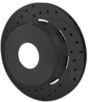 Picture of Wilwood Rotor-1-91in Offset-SRP-BLK-Drill-LH 11-00 x -810 - Blank
