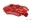 Picture of Wilwood Caliper-Dynapro Low-Profile 5-25in Mount - Red 1-12in Pistons -81in Disc