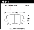 Picture of Hawk 06 Audi A6 Quattro Avant - 06-09 A6 Quattro  HP+ Rear Brake Pads