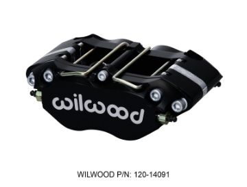 Picture of Wilwood Caliper-GN6R-L-H-Black Ano -80 Thk Pad 1-75-1-38-1-38in Pistons 1-38in Disc