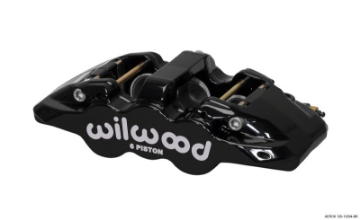 Picture of Wilwood Caliper-Aero6-L-H - Black 1-75-1-38-1-38in Pistons 1-25in Disc