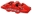 Picture of Wilwood Caliper-Aero6-R-H - Red 1-75-1-38-1-38in Pistons 1-25in Disc