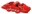 Picture of Wilwood Caliper-Aero6-R-H - Red 1-62-1-12-1-12in Pistons 1-25in Disc