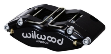 Picture of Wilwood Caliper-Dynapro Radial-Black Pwdr 1-25in Pistons 0-81in Disc