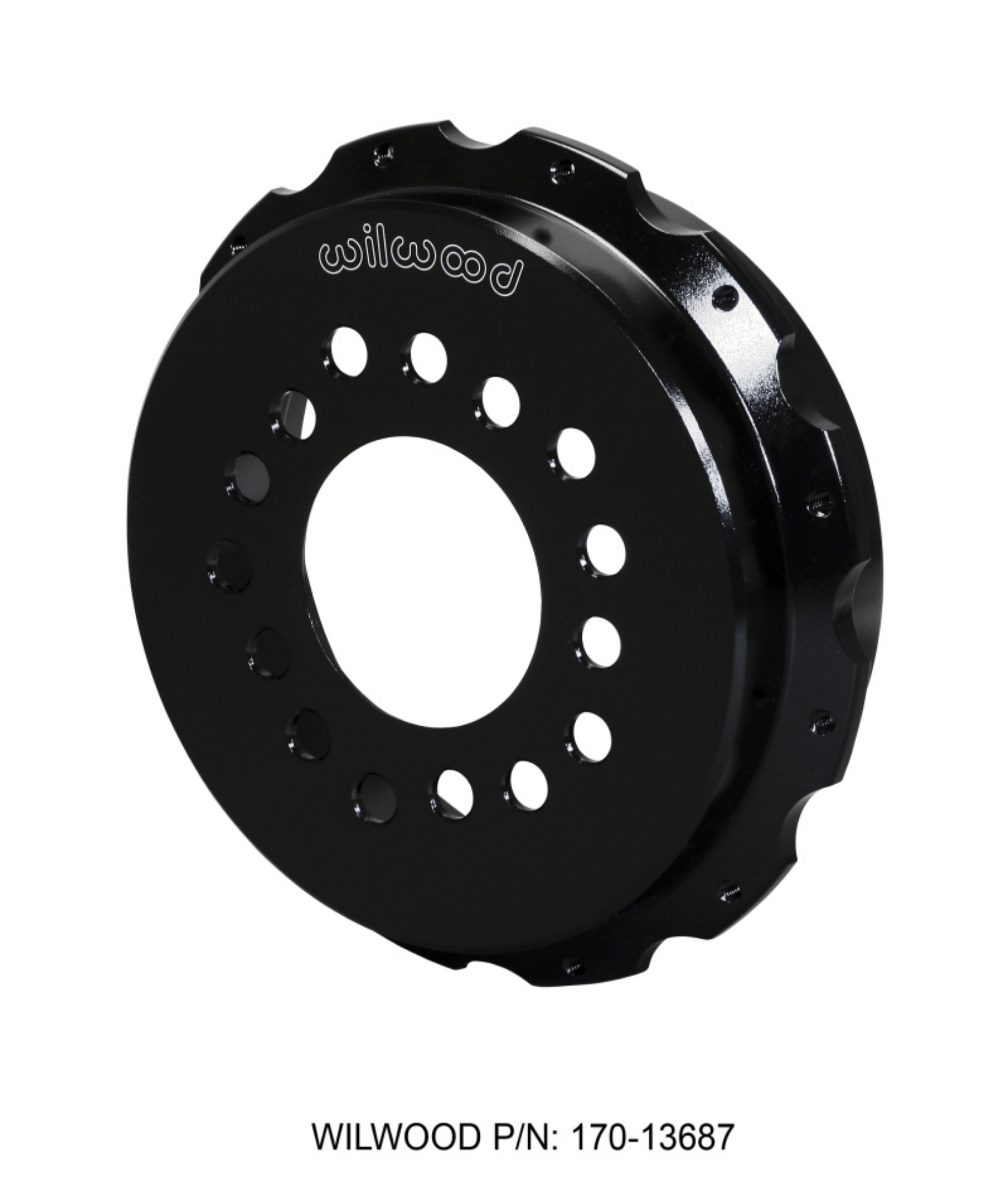 Picture of Wilwood Hat-Park Brake 1-25in Offset - Aluminum Multi-5 Lug - 12 on 8-75in