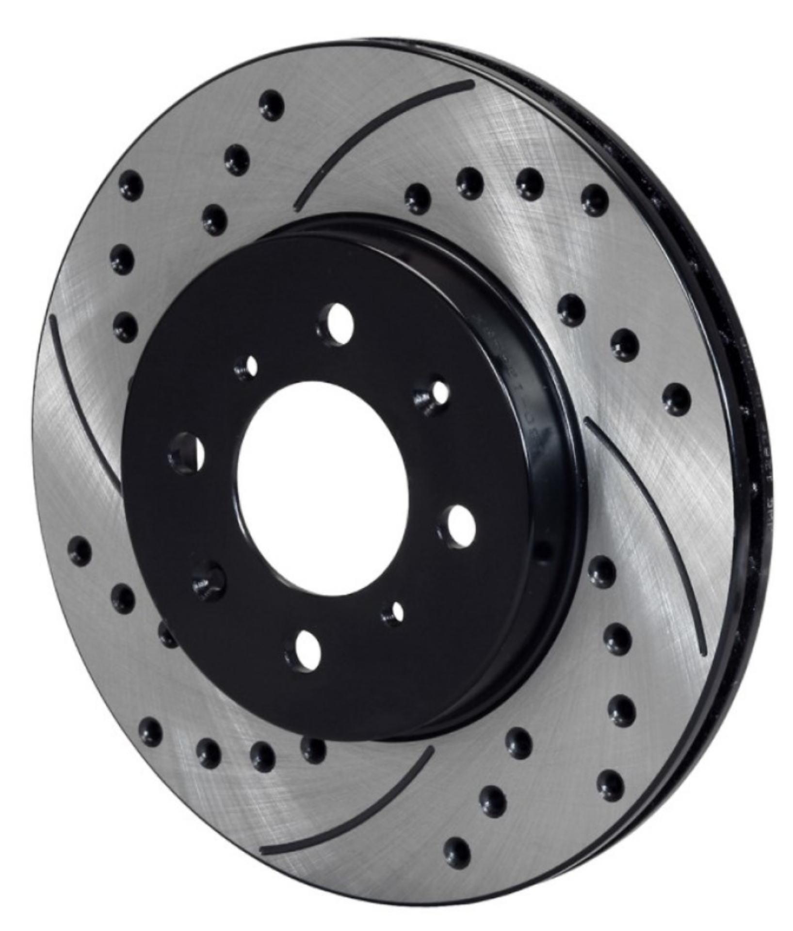 Picture of Wilwood Rotor--68in Offset-SRP-BLK-Drill-LH 10-32 x -83 - 4 x 3-93