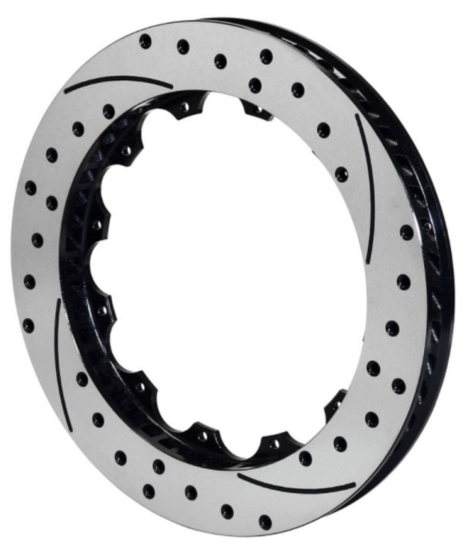 Picture of Wilwood Rotor-SV-SRP 72 Iron-RH-BLK-Drill 14-00 x 1-10 - 12 on 8-75in