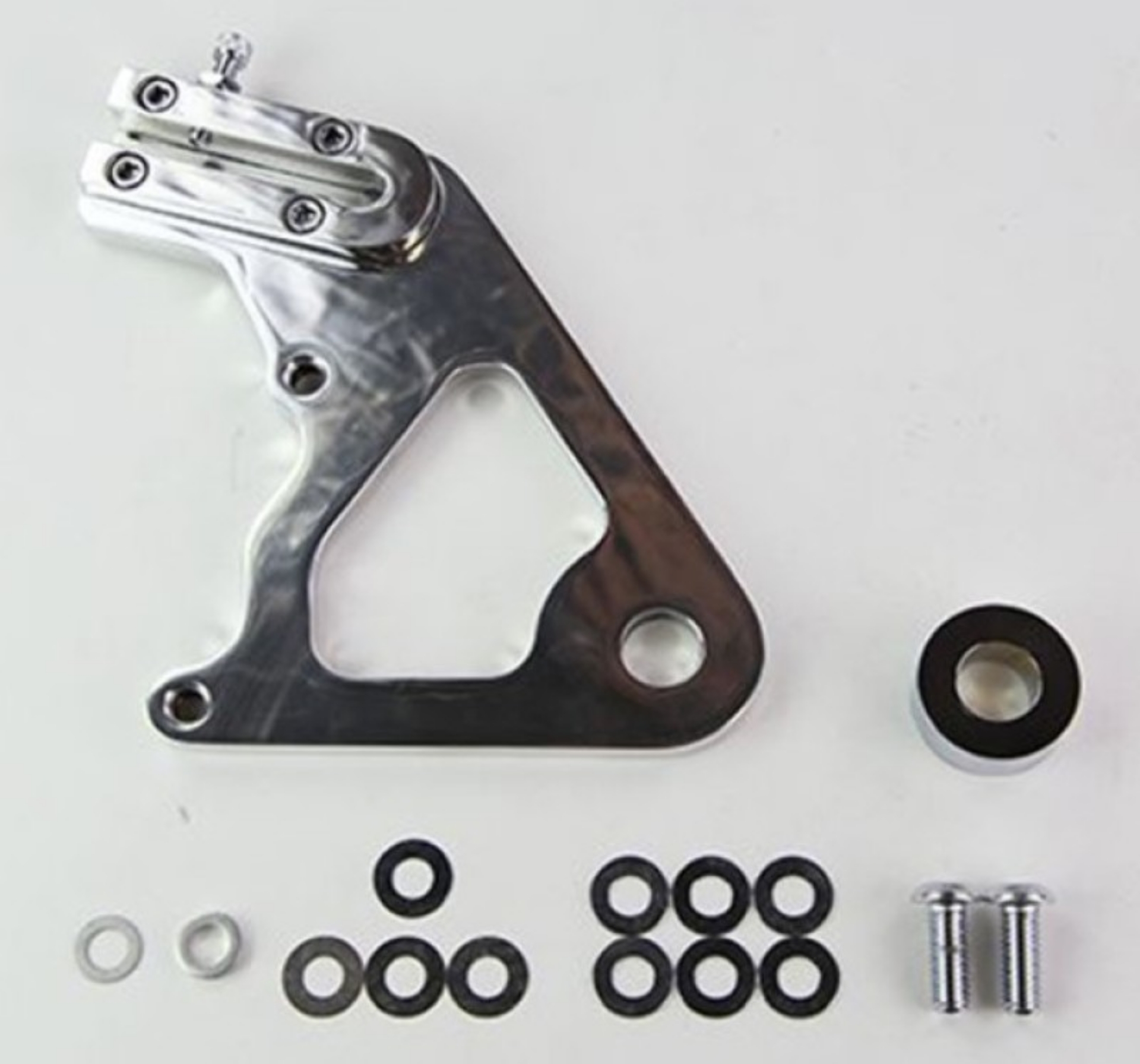Picture of Wilwood Caliper Mounting Kit Polished w-Bracket GP310 1984-99 Softail