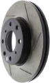 Picture of StopTech Power Slot 93-00 Honda Civic DX w- Rr Drum Brakes Front Left Rotor