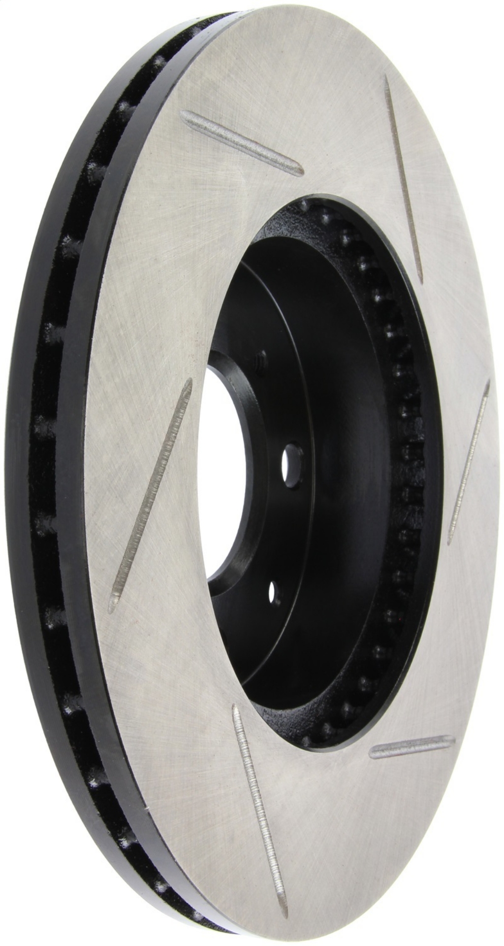 Picture of StopTech Power Slot 93-00 Honda Civic DX w- Rr Drum Brakes Front Right Rotor