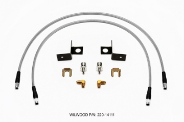 Picture of Wilwood Flexline Kit 30 inch -3 3-8-24 IF 1-8 NPT 90 Degree