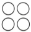 Picture of Wilwood O-Ring Kit - 1-75in Square Seal - 4 pk