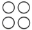 Picture of Wilwood O-Ring Kit - 1-25in Square Seal - 4 pk
