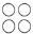 Picture of Wilwood O-Ring Kit - 1-38in Round Seal - 4 pk