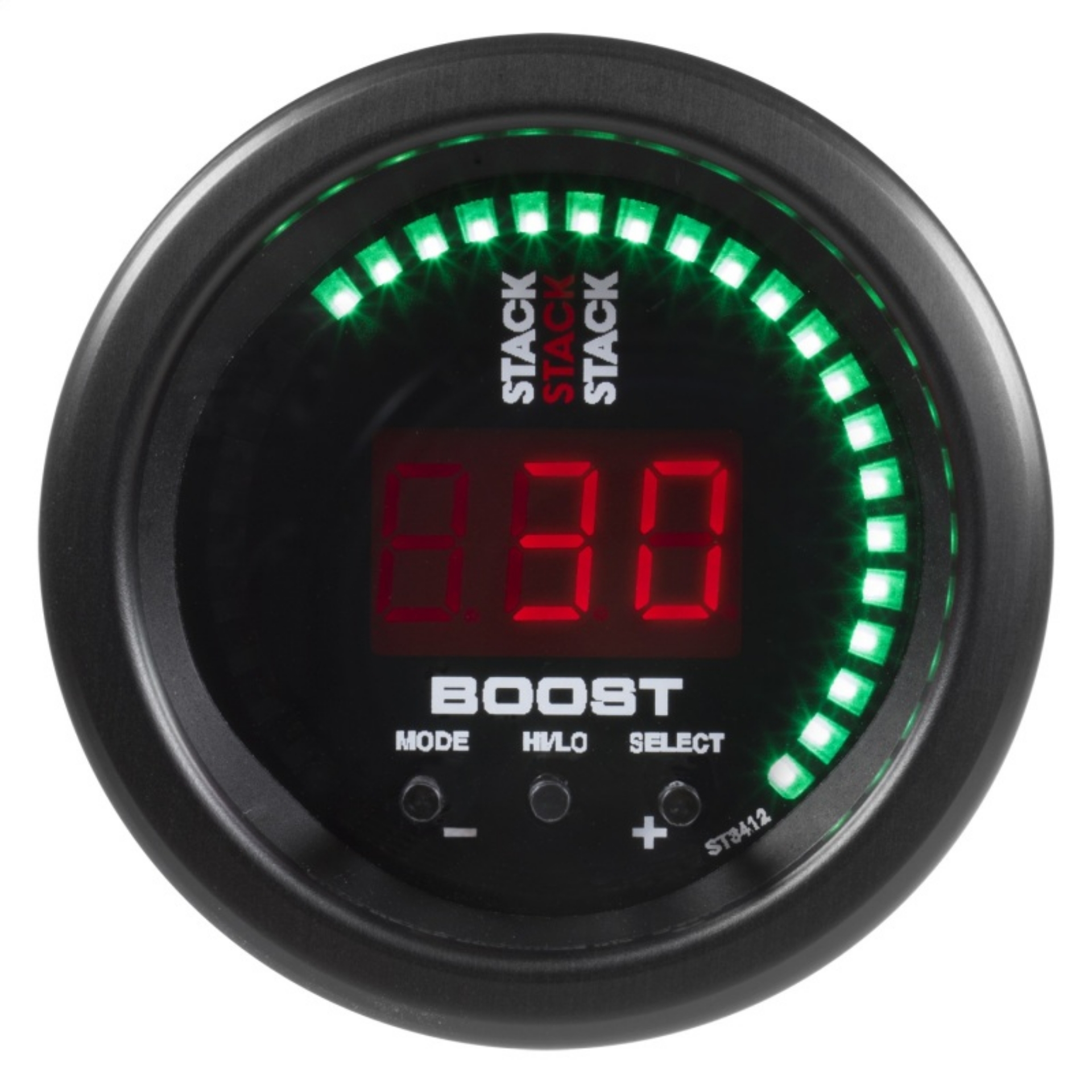 Picture of Autometer Stack 52mm -1 to +2 Bar -30INHG to +30 PSI Boost Controller - Black