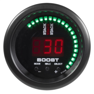 Picture of Autometer Stack 52mm -1 to +2 Bar -30INHG to +30 PSI Boost Controller - Black