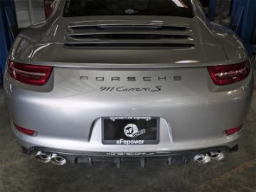 Picture of aFe MACH Force-Xp 304 SS OE Exhaust Tips Polished 12-16 Porsche 911 C2S 991 H6 3-8L
