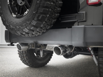 Picture of aFe Rebel Series 2-5in 409 SS Axle-Back Exhaust w-Polished Tips 07+ Jeep Wrangler JK V6 3-6L-3-8L