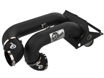 Picture of aFe MagnumFORCE 2XP Intake w-3-5in Black Steel Housing Pro DRY S Filter 2017 Ford F-150 V6-3-5L tt