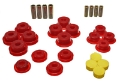 Picture of Energy Suspension 97-06 Jeep Wrangler TJ-YJ Red Front Control Arm Bushings Must reuse OEM Outer She