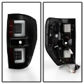 Picture of Spyder 09-14 Ford F150 V2 Light Bar LED Tail Lights - Black ALT-YD-FF15009V2-LBLED-BK