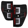 Picture of Spyder 09-14 Ford F150 V2 Light Bar LED Tail Lights - Black ALT-YD-FF15009V2-LBLED-BK