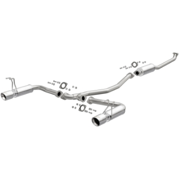 Picture of MagnaFlow 2016+ Honda Civic L4 1-5L Street Series Cat-Back Exhaust w- Polished Tips