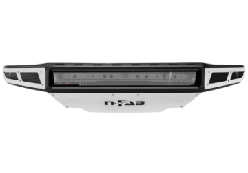 Picture of N-Fab M-RDS Front Bumper 06-17 Toyota FJ Cruiser - Tex- Black w-Silver Skid Plate