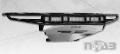 Picture of N-Fab M-RDS Front Bumper 15-17 Chevy Colorado - Gloss Black w-Silver Skid Plate